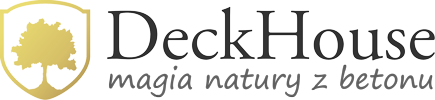 Logo DeckHouse - magia natury z betonu